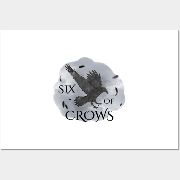 Six of Crows the Crow Design Wall Art by AnabellaCor94